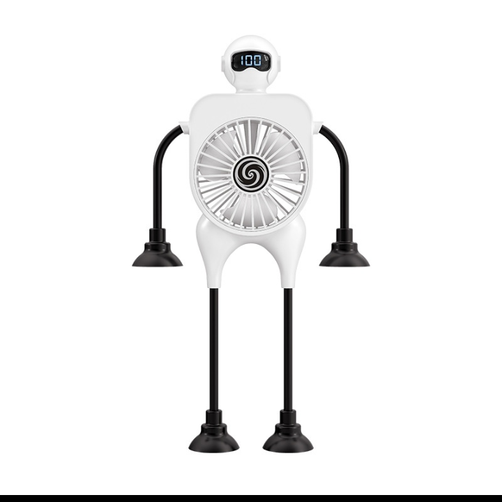 Ultra Robot Portable Fan – Rechargeable Flexible Desktop & Hanging Mini Fan